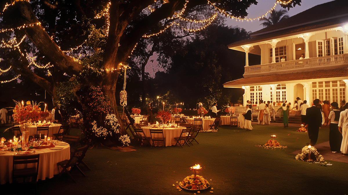 About Us 17 Elegant Outdoor Evening Gathering