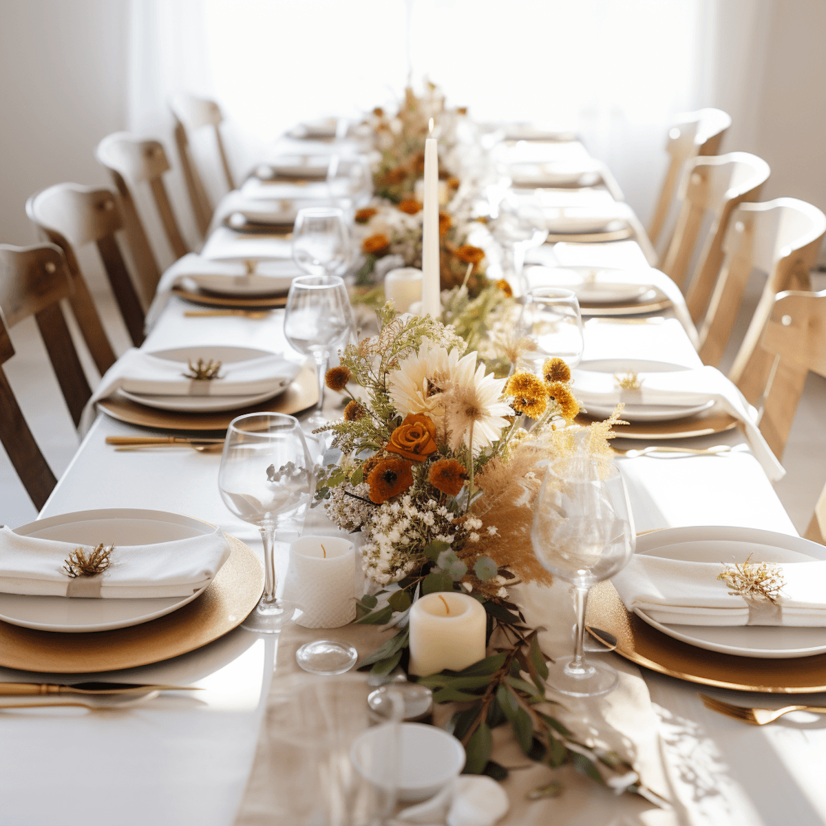 About Us 15 Elegant Rustic Banquet Setting